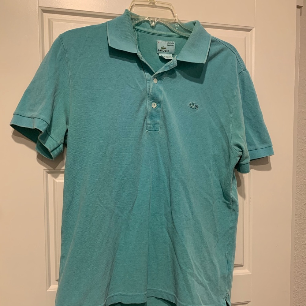 Lacoste Vintage Wash Polo - Size 5